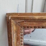 Miroir en bois doré ancien louis xvi