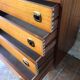 Vintage 60s chest of drawers has 4 drawers edited by Henri Couture