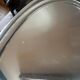 Large silver tray with rocaille handles – mid-20th century