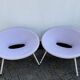 Paire de chaises Ploof de Philippe Starck pour Kartell