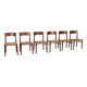 Kai Kristiansen Dining Chairs In Teak And Papercord For KS Mobler, Denmark 1960s, Set Of 6