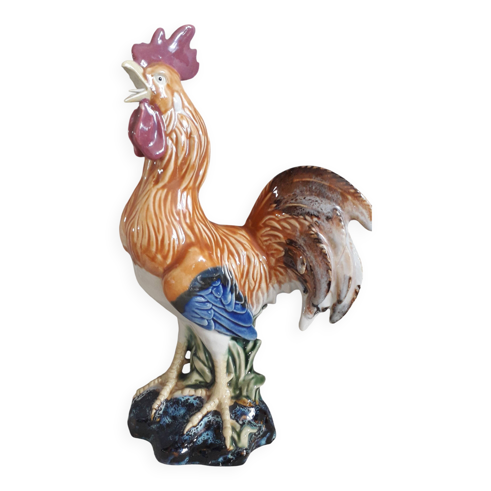 Very original vintage ceramic rooster