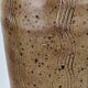 Vase en grès pyrité à décor de vagues scarifiées - Années 70