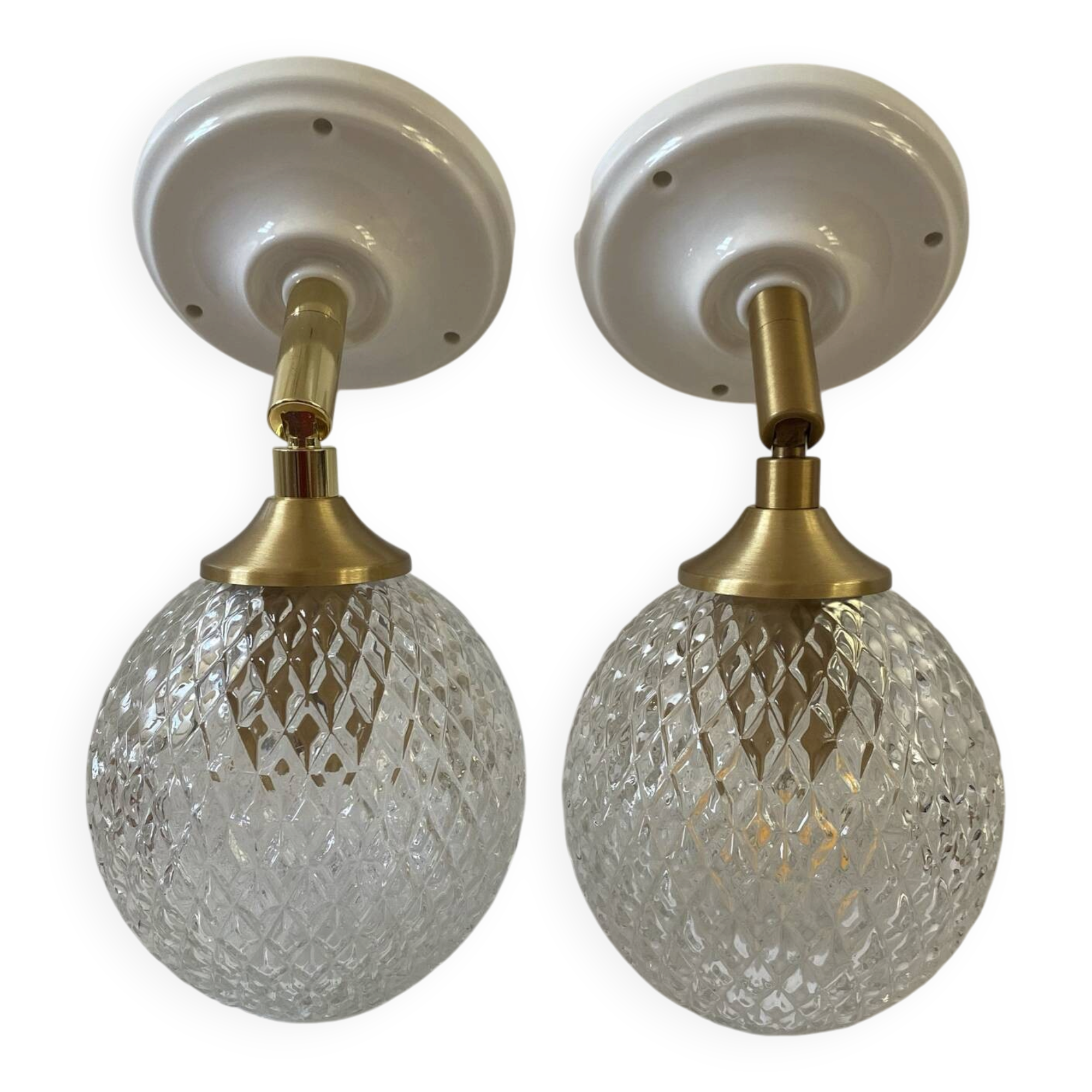 Paire d’appliques vintage