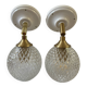 Paire d’appliques vintage