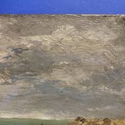 Johan Adolf HAMMES (1905-1994), Le Mauvais temps aux Pierrières, huile