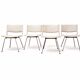 Danish Pedestal Dining Table and 4 Badminton Chairs by Nanna Ditzel for Kolds Savvaerk, 19