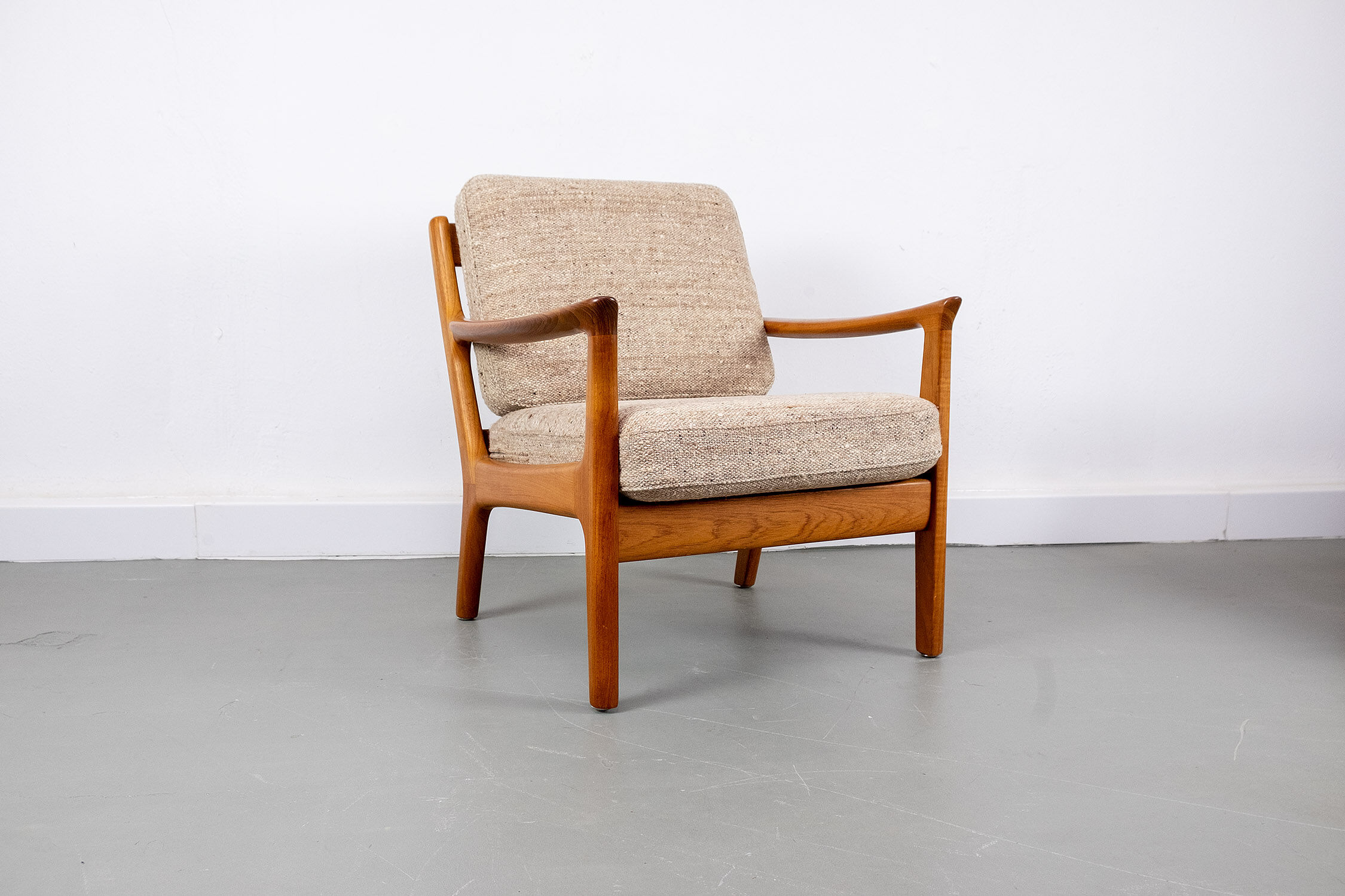 Vintage teak lounge chair by Juul Kristensen, 1960s