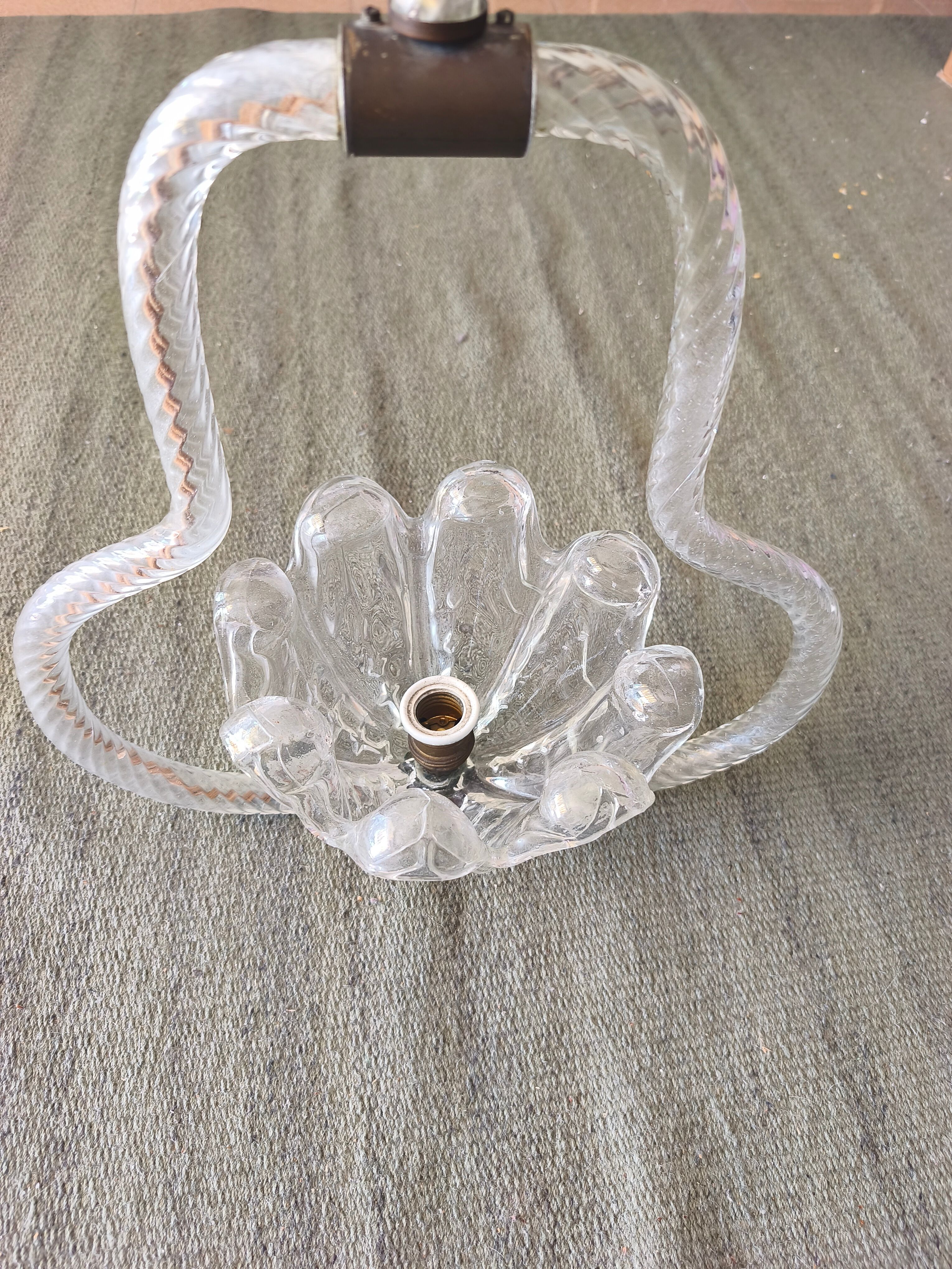 Murano chandelier, Barovier&Toso. Italy 1950s.