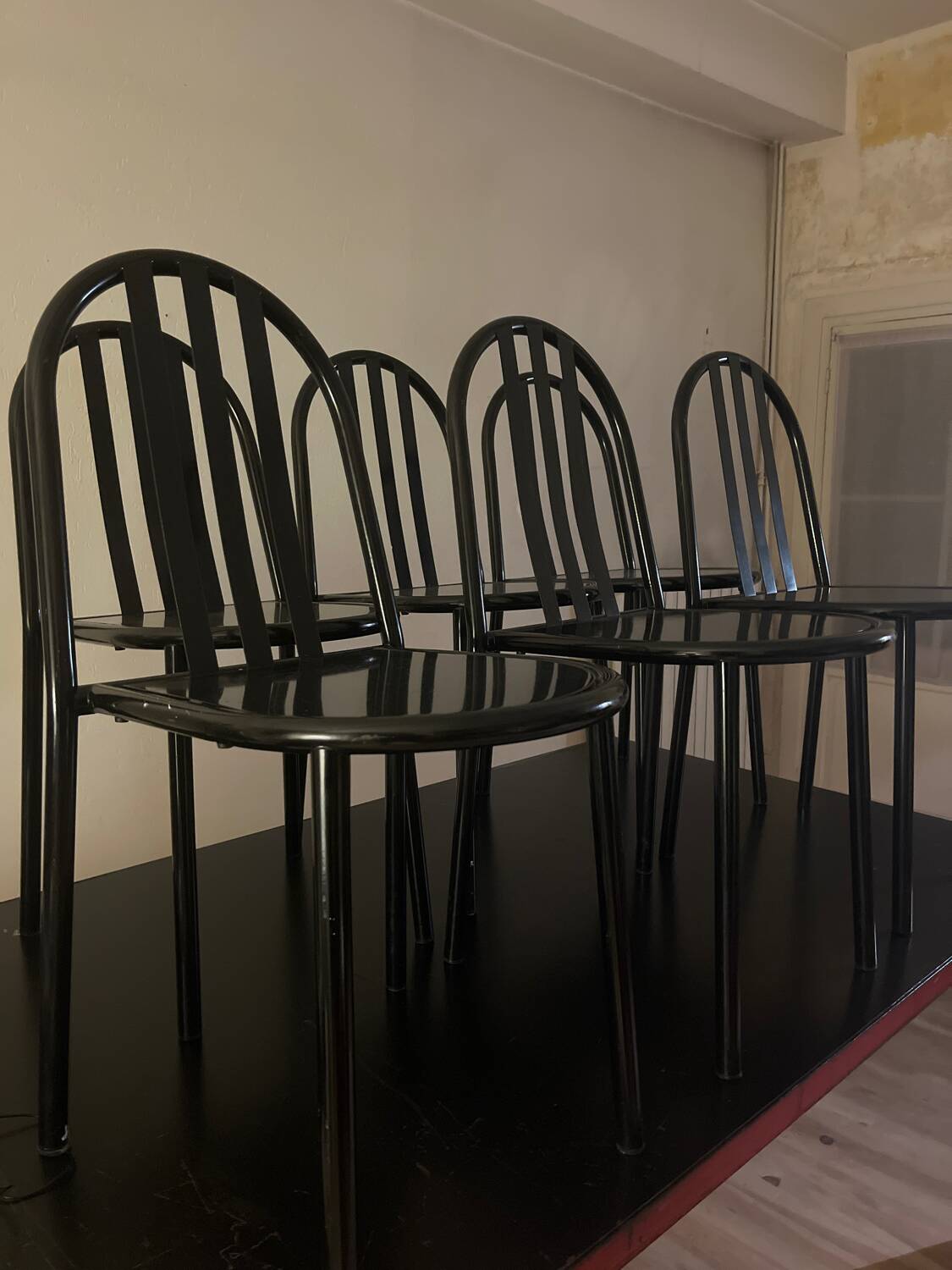 Set of 6 Robert Mallet Stevens chairs