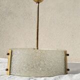 70's design glass pendant light