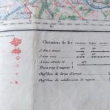 La Rochelle. Old map by the army geographic service 1941