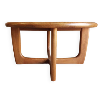 Table basse en teck de Niels Bach Danemark 1970