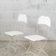 Metal garden chairs