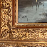 Oil on canvas by Lucien Henry