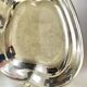 Vintage double apple metal silver-plated pocket tray – 1970s