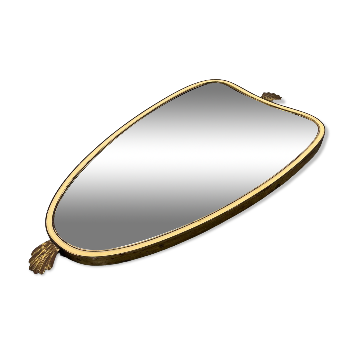 Mid-century gold mirror, 1960s