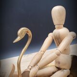 Empty swan brass pocket