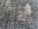Distressed turkish rug 111x78 cm wool vintage rug, over-dyed gray