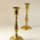 Pair of brass candlesticks