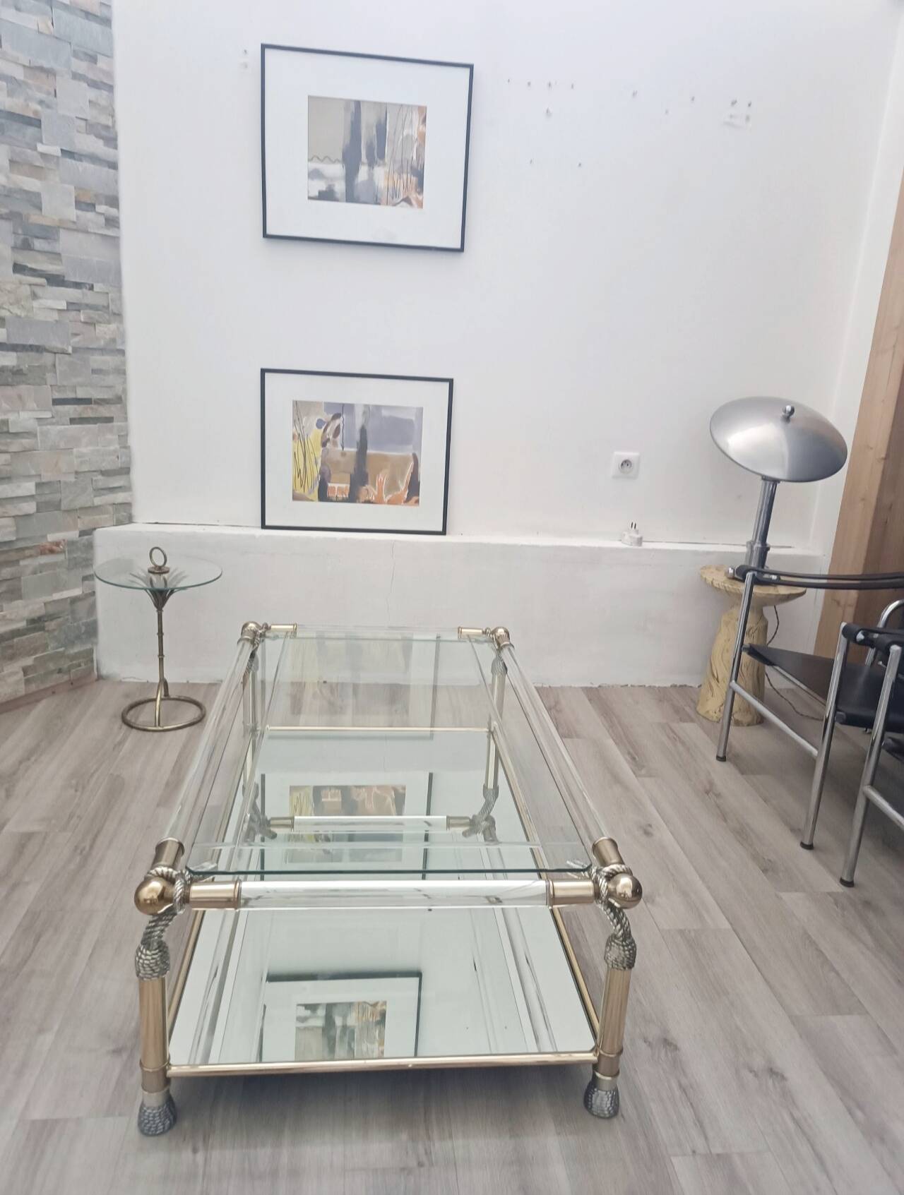 Grande table basse sculpturale par Muebles Curvasa 1970s