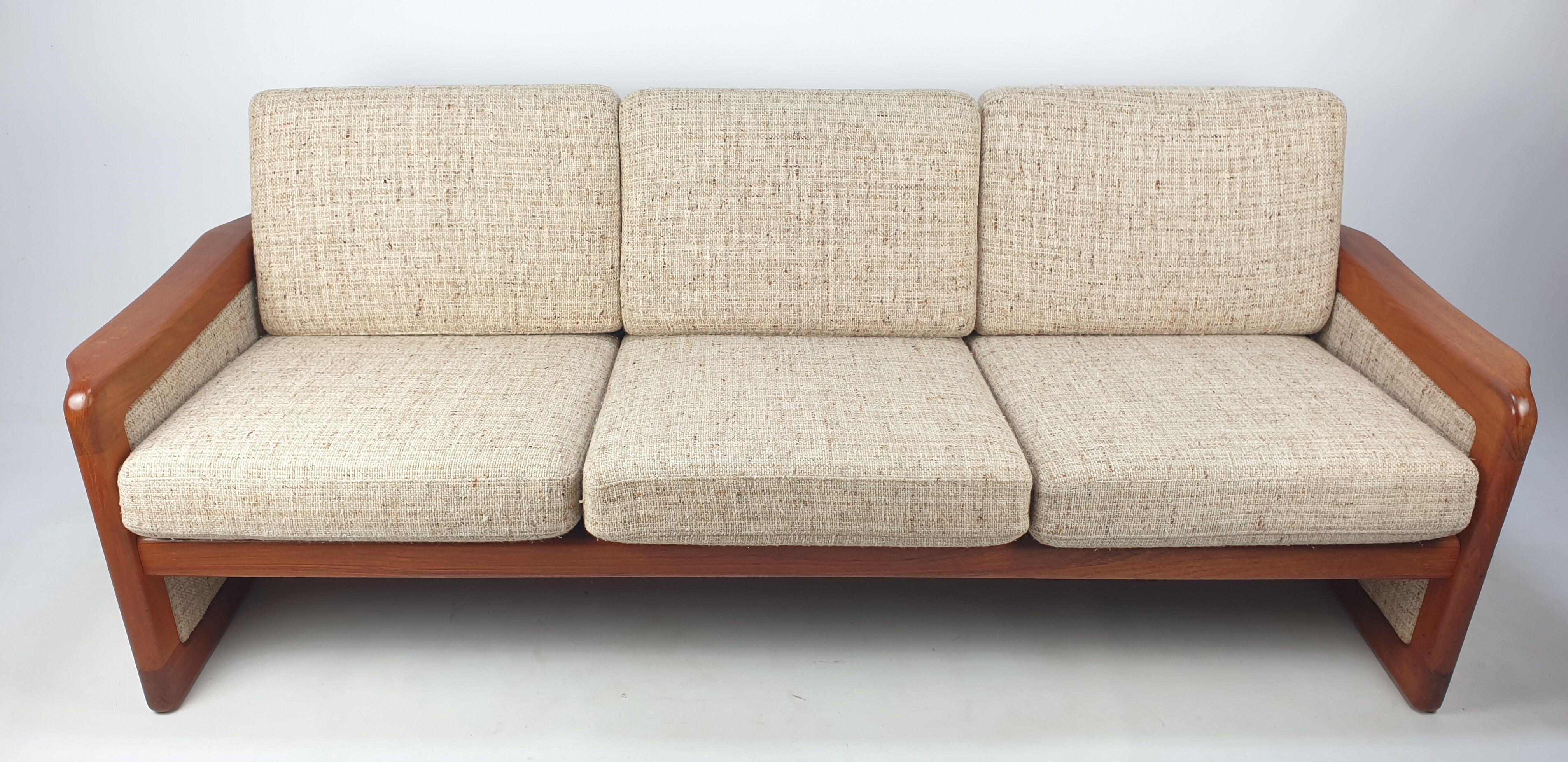 Midcentury Danish Teak 3-seater Sofa, 1970's