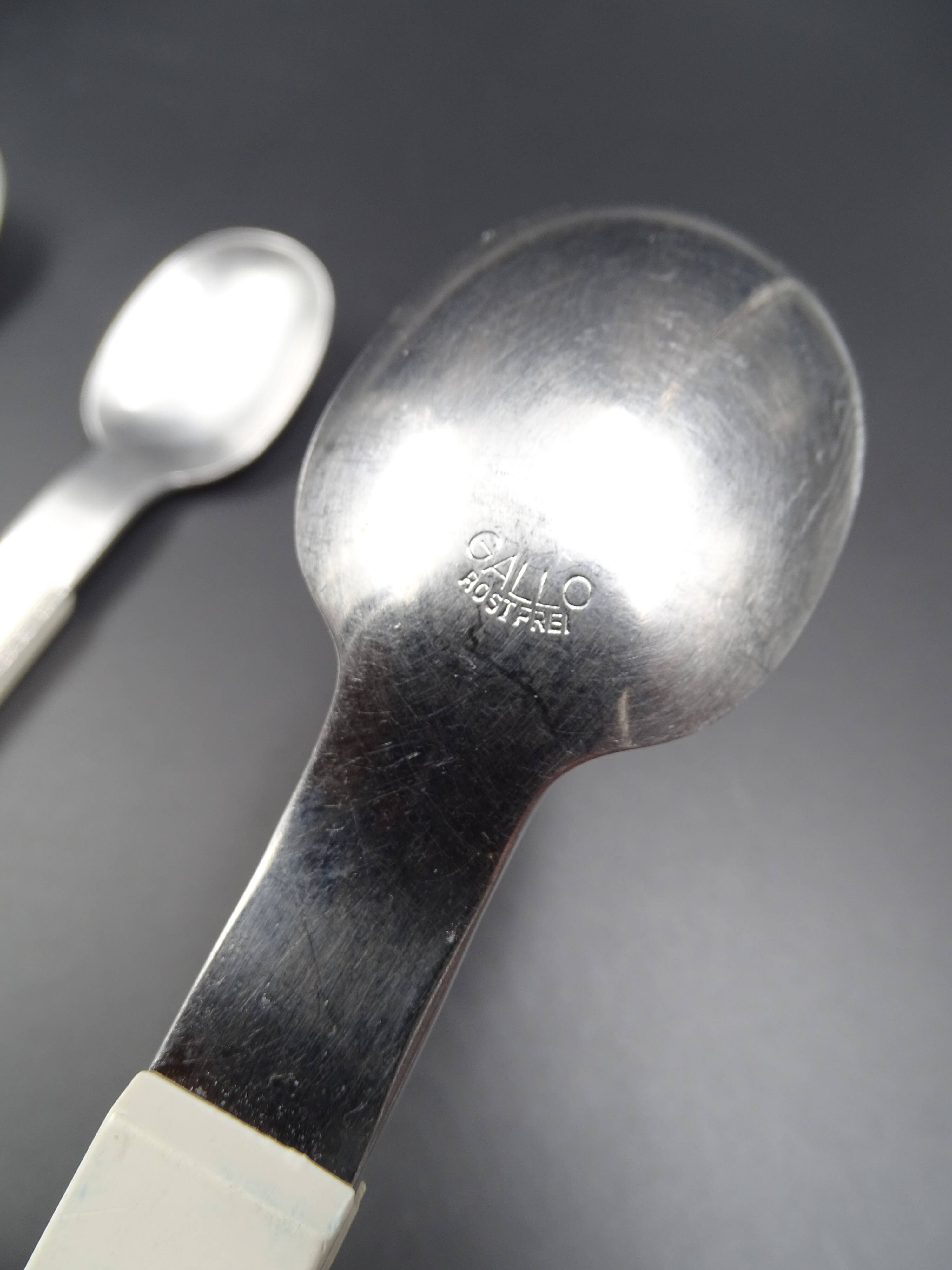Set of 6 vintage spoons of the brand Gallo - Rostfrei