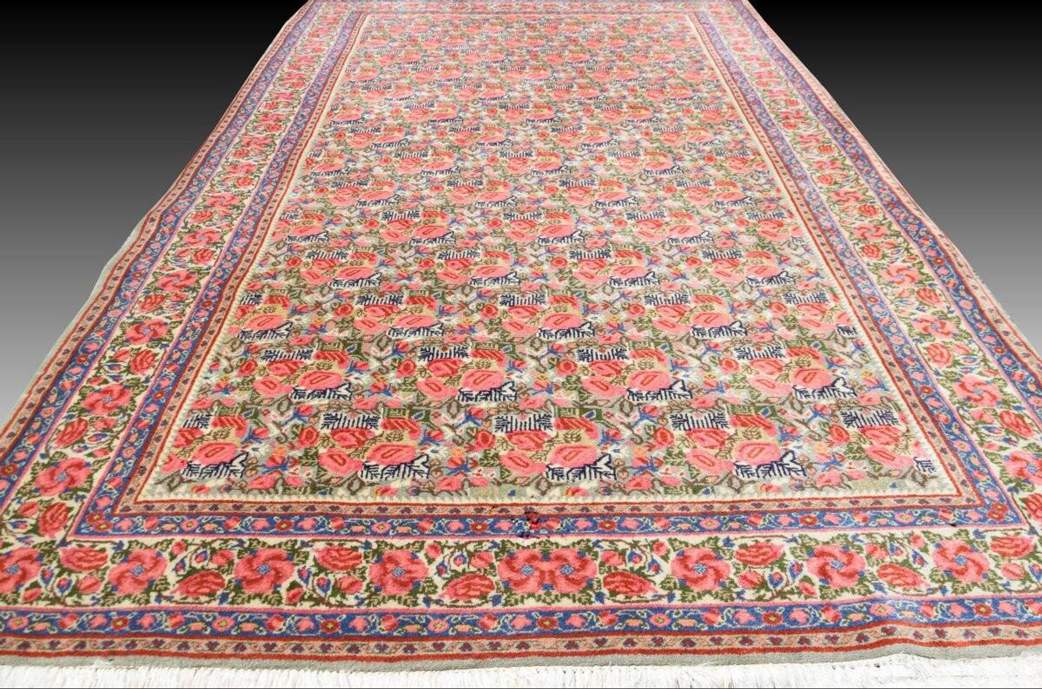 Persian Oriental Carpet Iran BIDJAR - Size: 2.45 X 1.50 Metres - "Galerie Sardje"