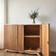 Grand buffet vintage pied moustache renové