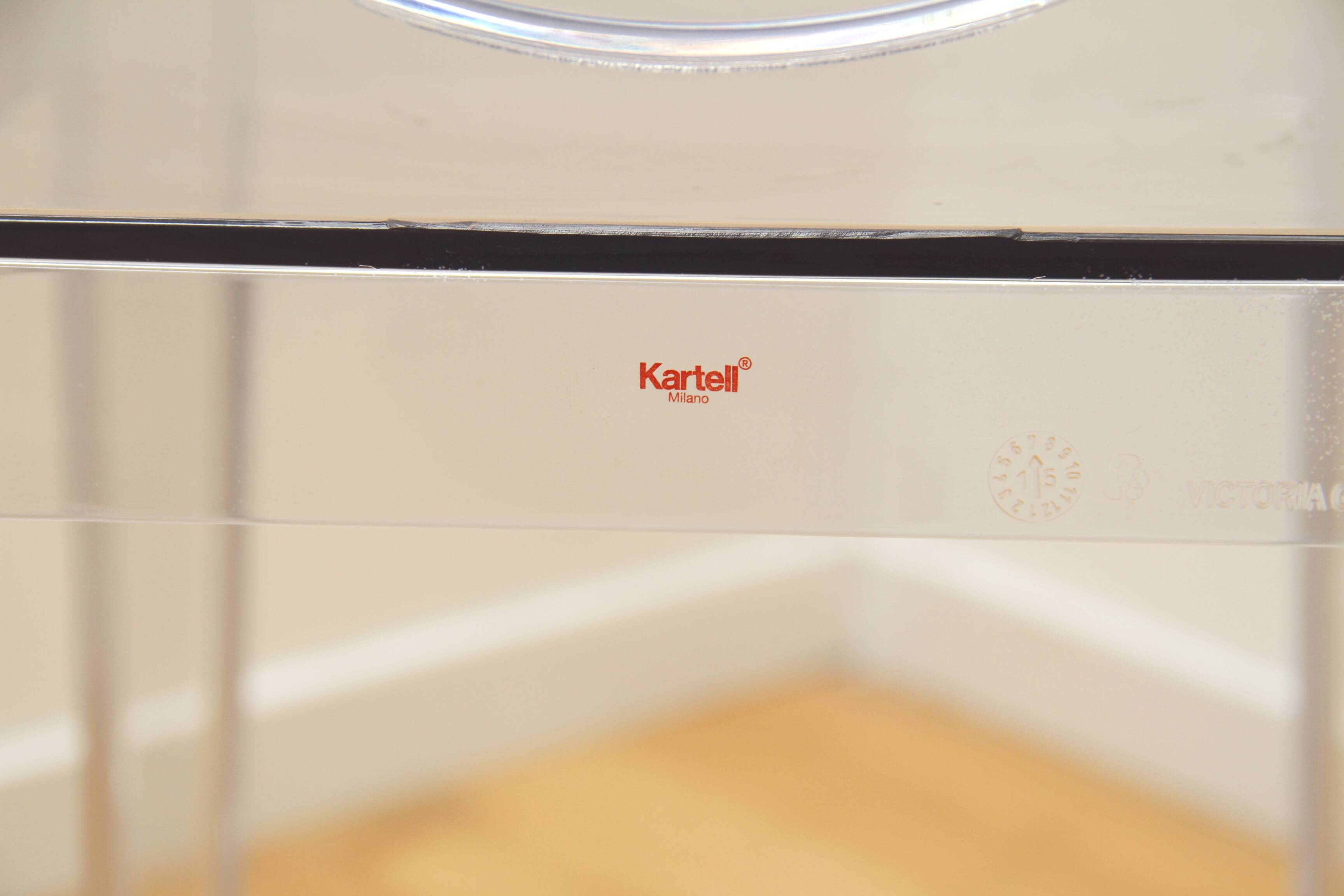 Pair of Victoria Ghost chairs, Philippe Starck