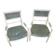 Pair of Louis XVI style armchairs