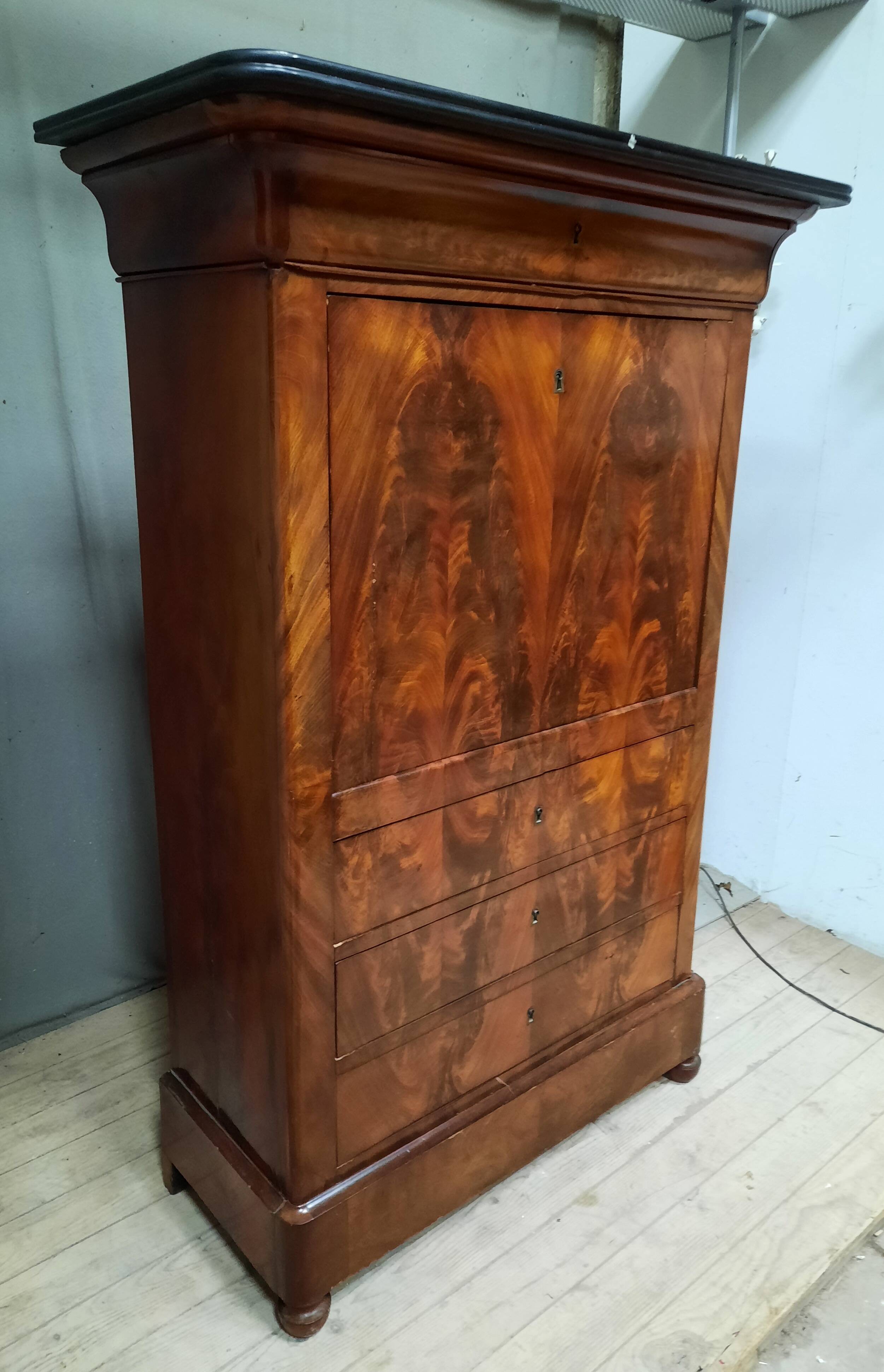 Louis Philippe mahogany secretary