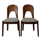 Vintage Danish Teak Dining Chairs by Niels Koefoed for Koefoed’s Hornslet