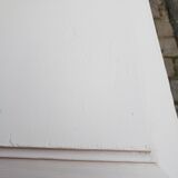 Commode vintage table à langer blanc poudré