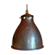 Suspension lampshade bell in vintage aluminum