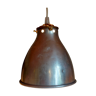 Suspension lampshade bell in vintage aluminum
