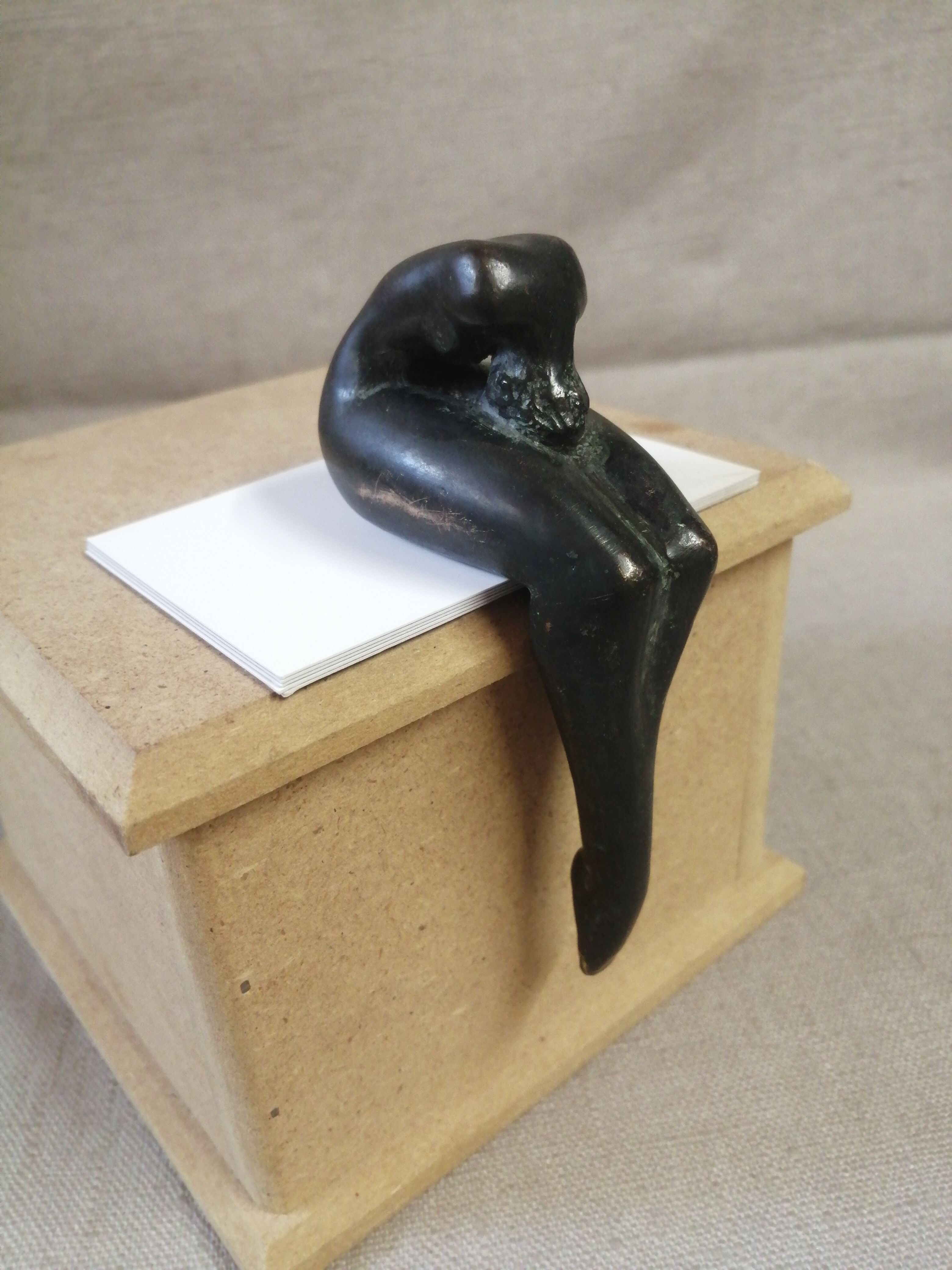 Bronze art deco press papers