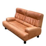 Scandinavian 2-seater canapé in genuine leather from De Sede, Switzerland, 150cm.