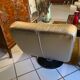 Pair of leather design armchairs