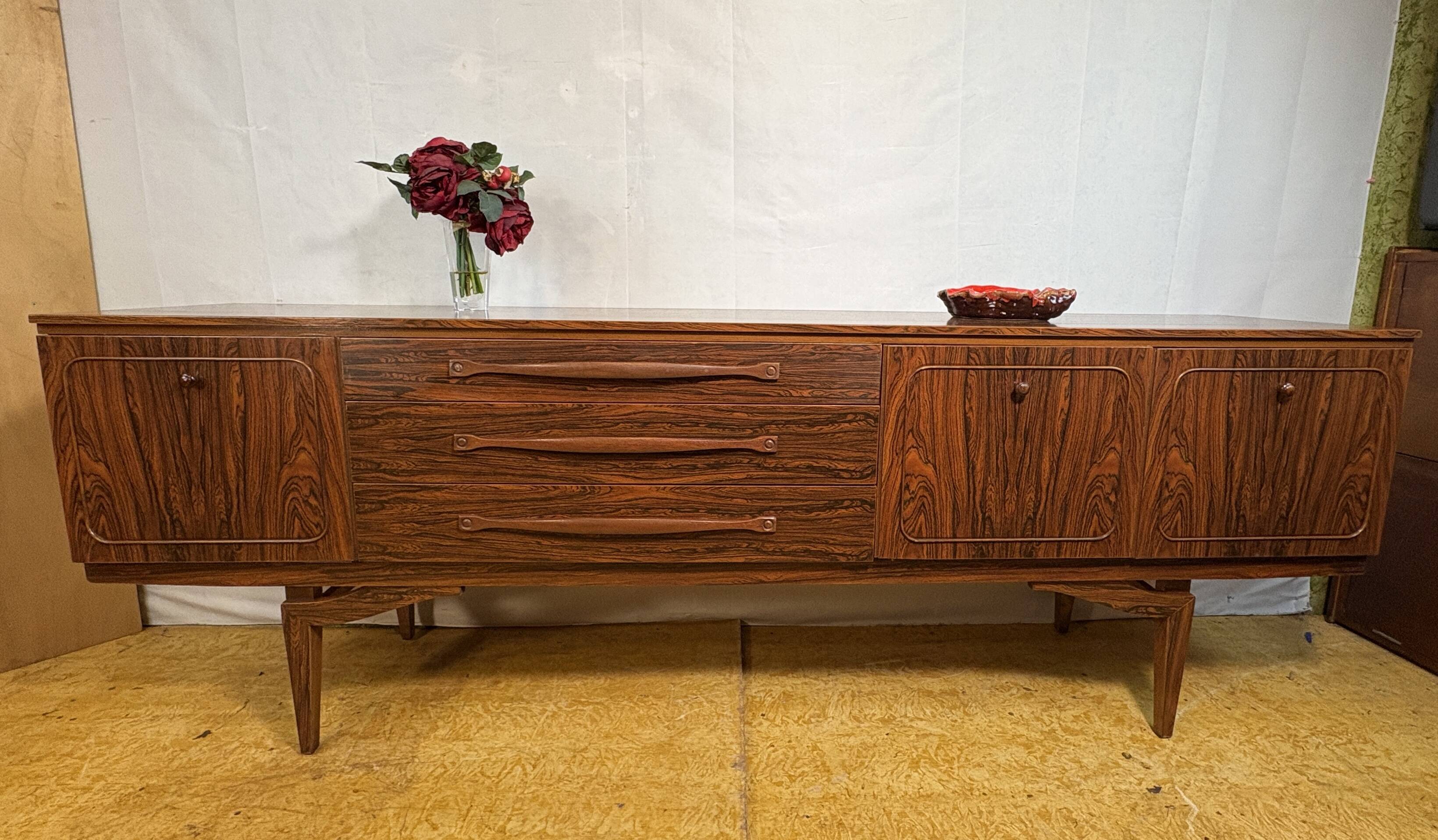 Mid Century Retro Sideboard by Beautility Circa 1960  Danish Design