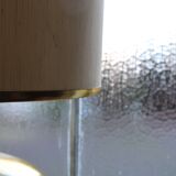 Italian brass and fabric lamp, 1960