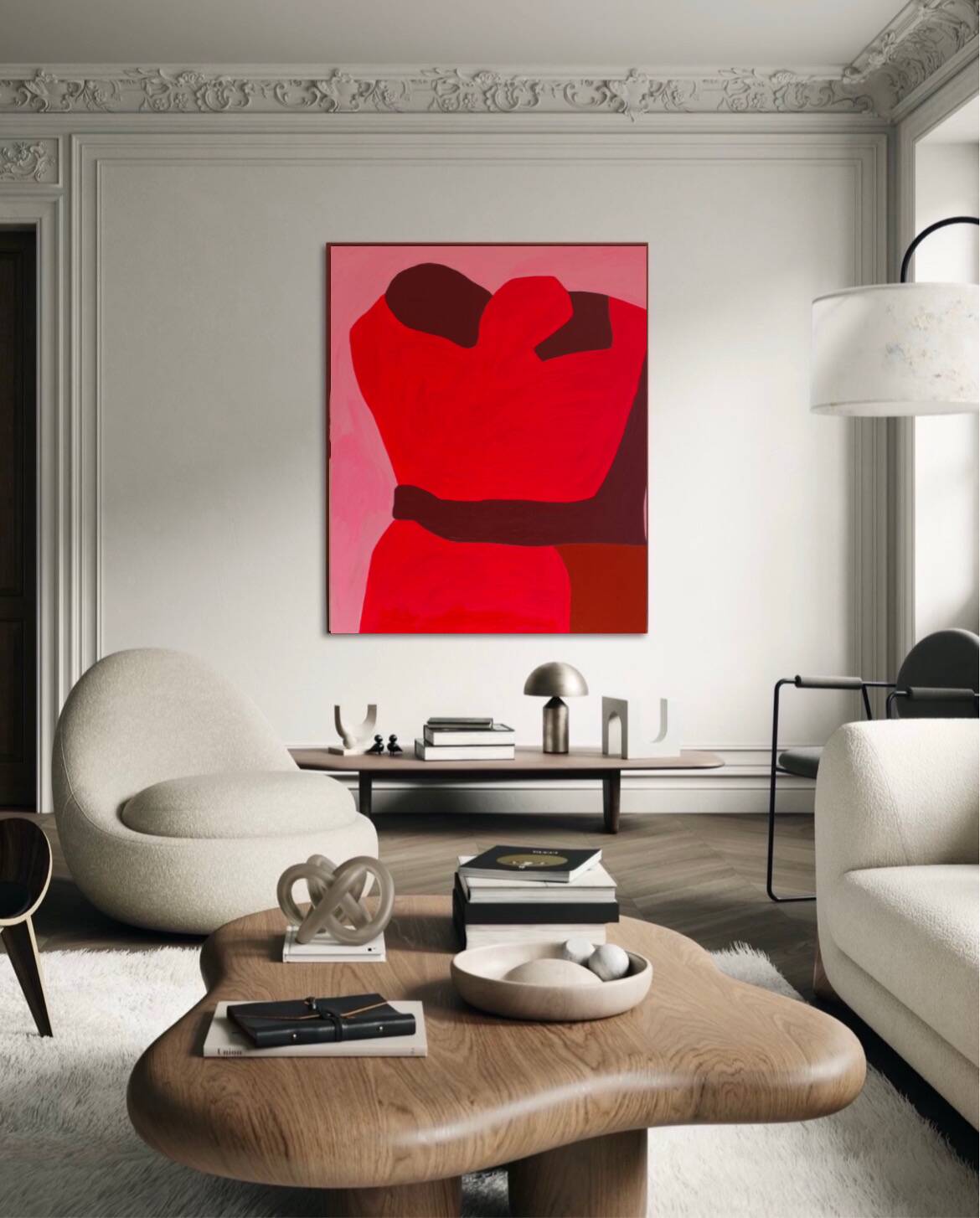 Canvas painting "close to you" 100x80cm signed Bodasca
