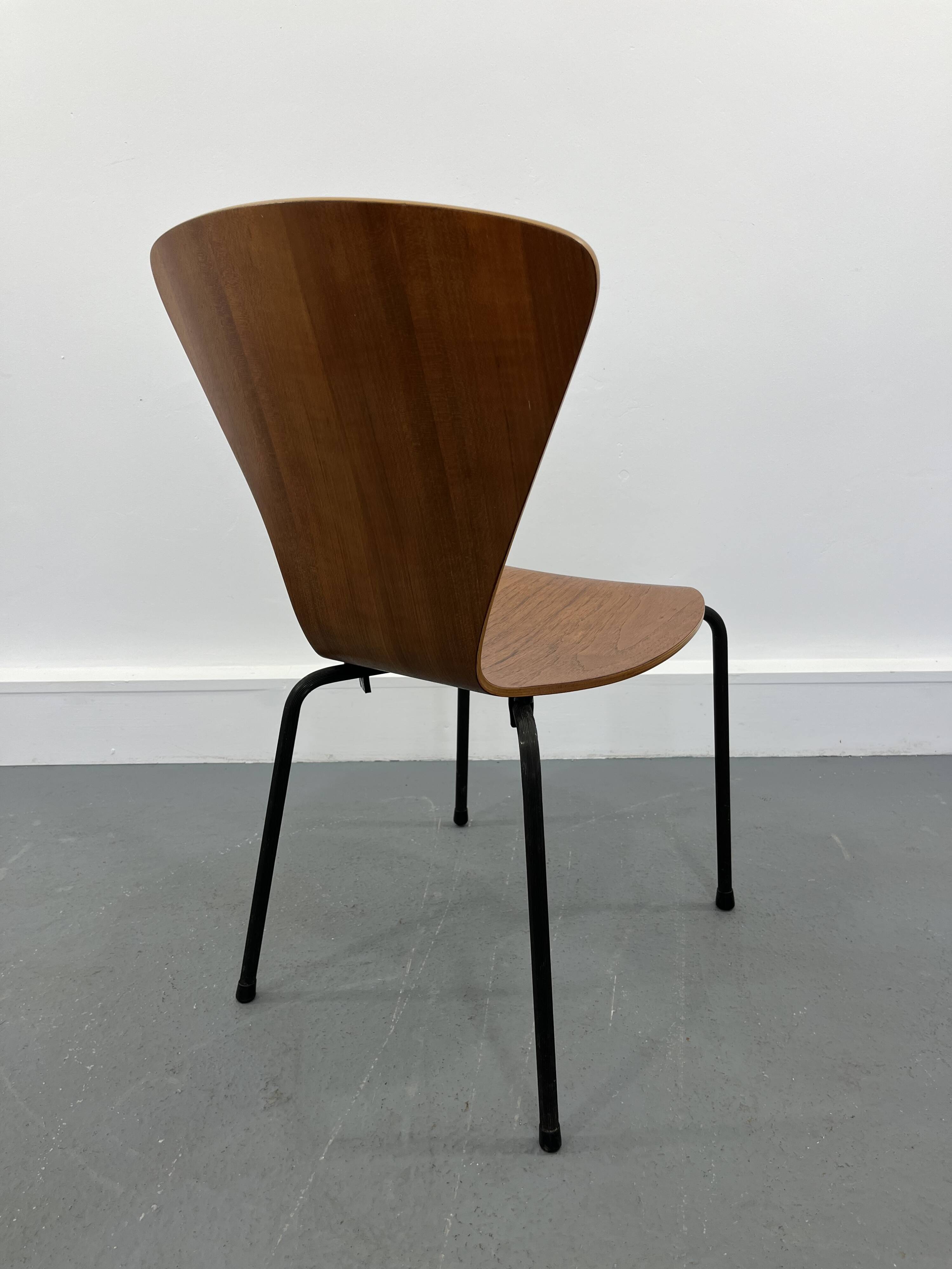 Danish plywood chair, 1970 s