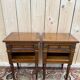 Paire de tables de chevets de style Louis XVI en merisier