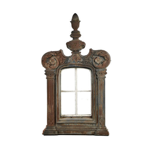Nineteenth century cast iron window
