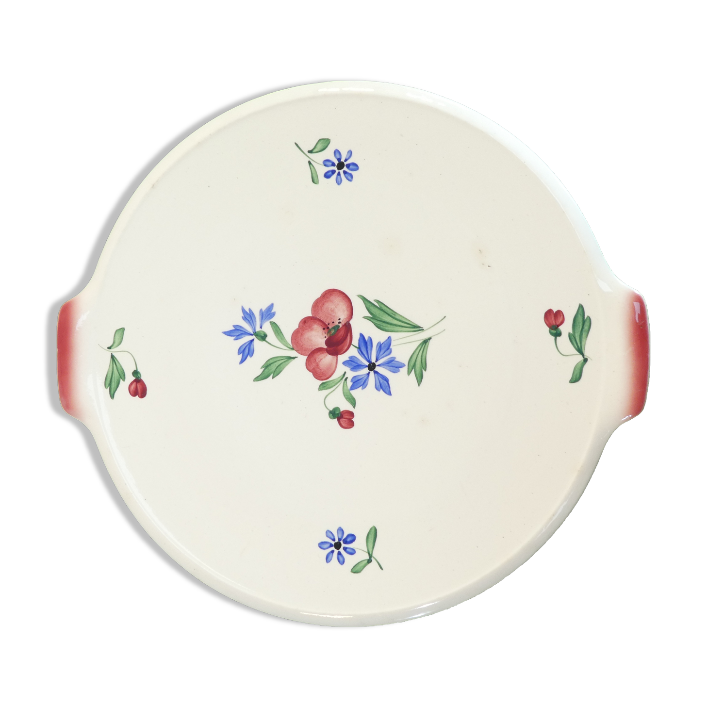 Antique digoin sarreguemines earthenware pie dish