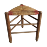 Triangle straw stool