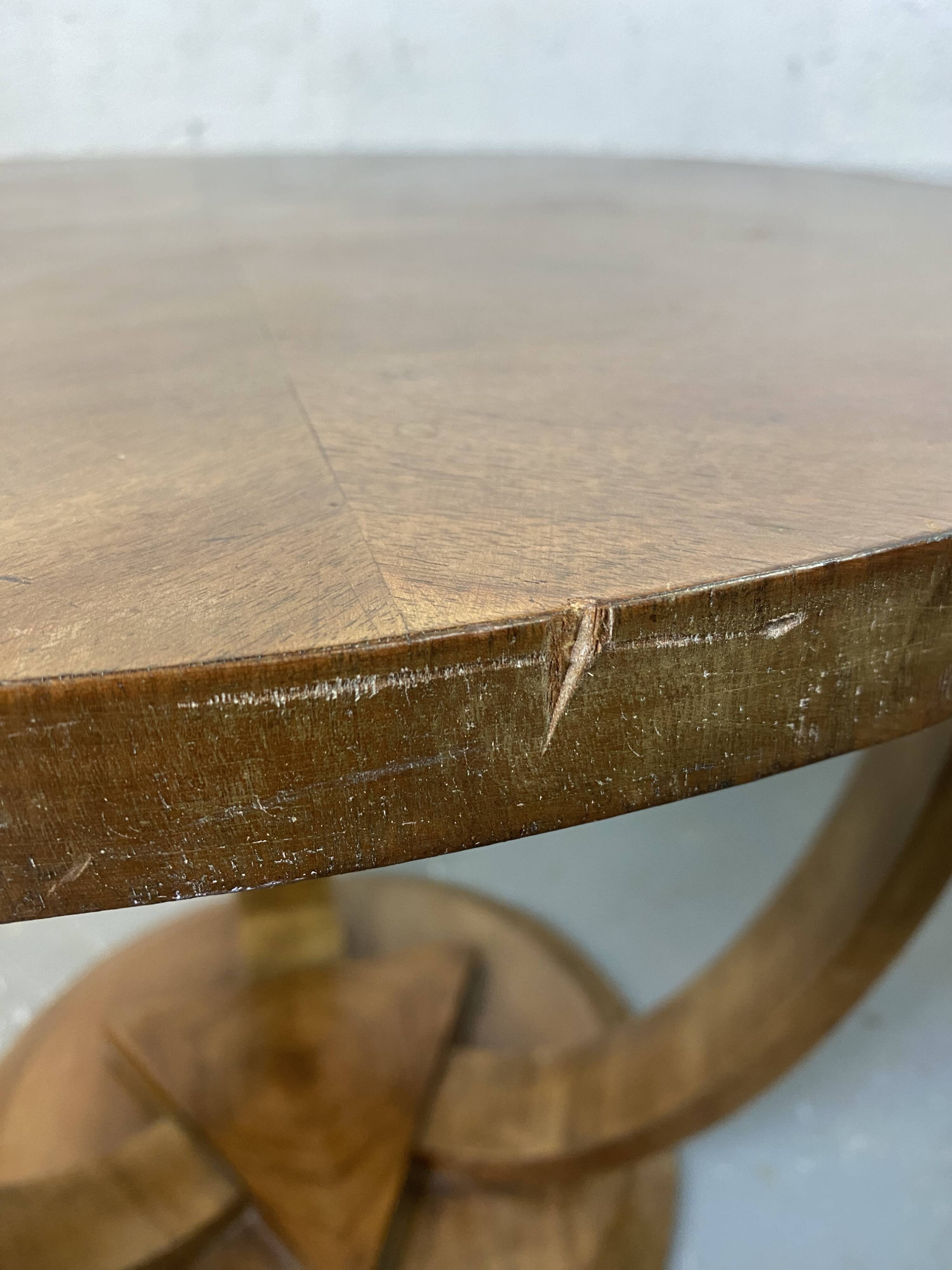 Art Deco pedestal table