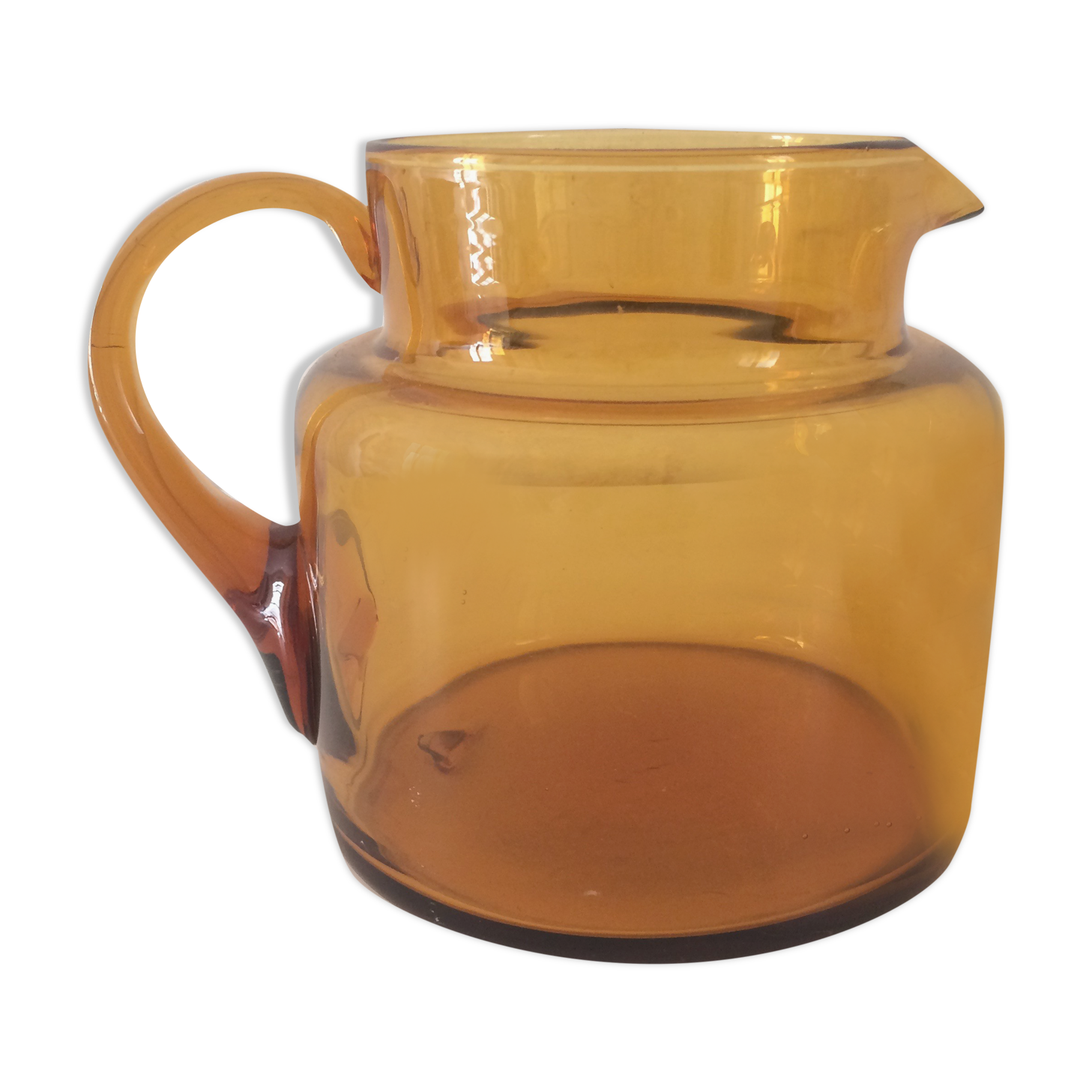 Vintage glass pitcher