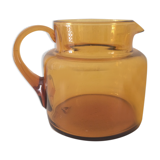 Vintage glass pitcher